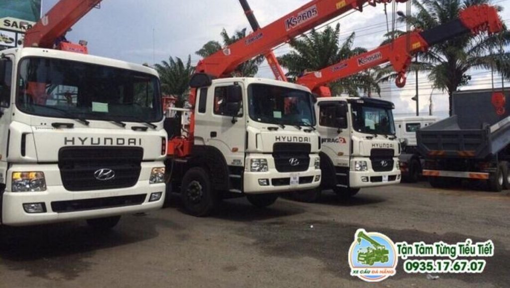 Top dịch vụ xe cẩu nâng hạ hàng Đà Nẵng 