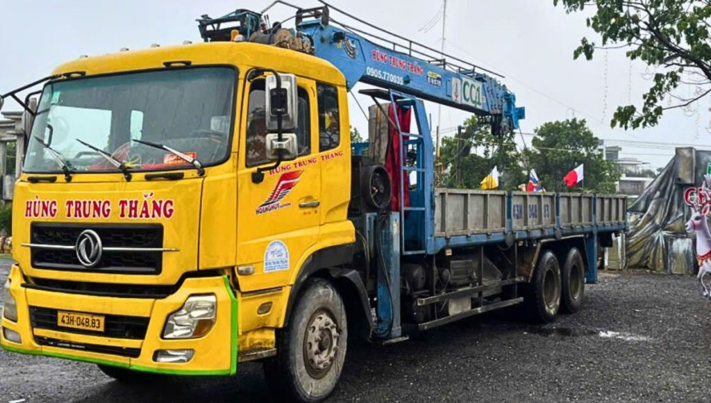 Top dịch vụ xe cẩu nâng hạ hàng Đà Nẵng 