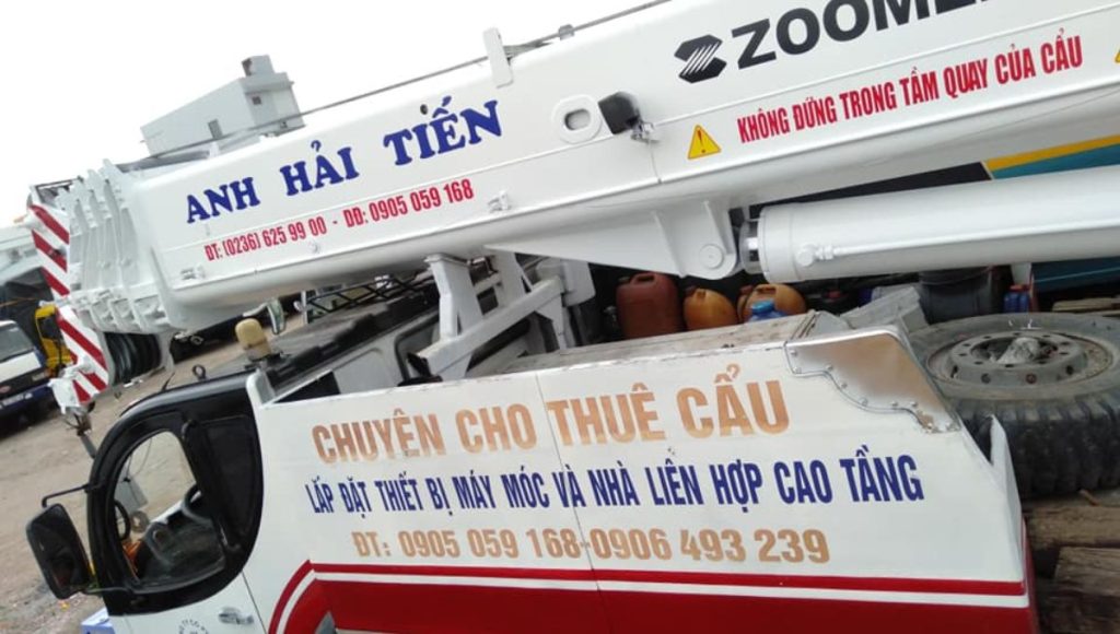Top dịch vụ xe cẩu nâng hạ hàng Đà Nẵng 