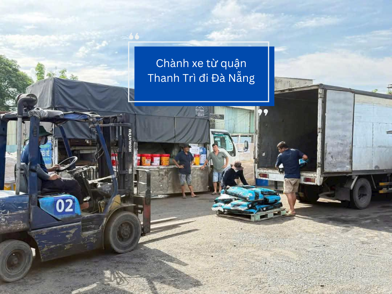 Chành xe từ quận Thanh Trì đi Đà Nẵng