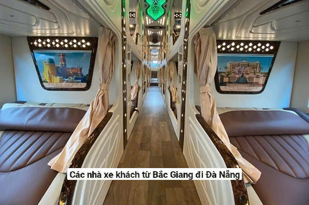 Các nhà xe khách từ Bắc Giang đi Đà Nẵng