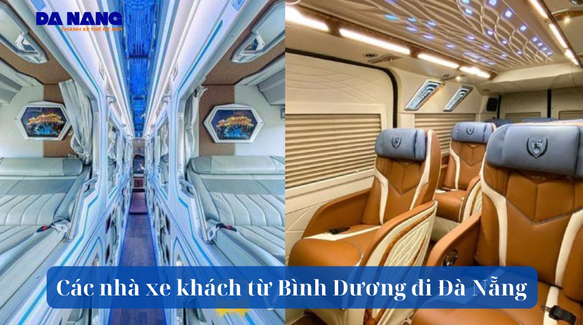Các nhà xe khách từ Bình Dương đi Đà Nẵng
