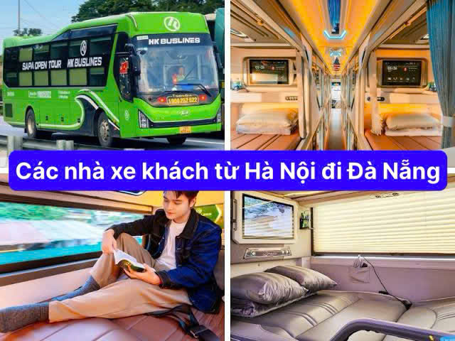 Các Nhà xe khách từ Hà Nội đi Đà Nẵng