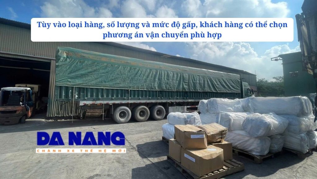 Các hình thức vận chuyển từ huyện Đan Phượng đi Đà Nẵng