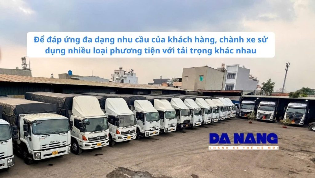 Các loại xe chuyên vận chuyển hàng từ quận Hà Đông đi Đà Nẵng