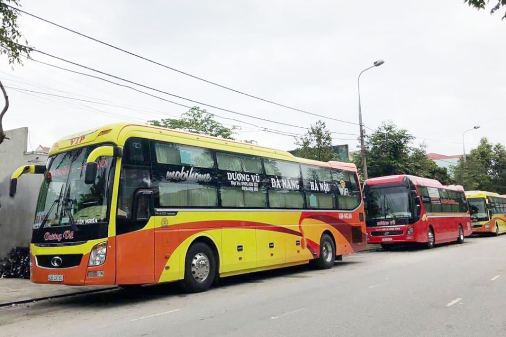 Các nhà xe khách từ Thanh Hóa đi Đà Nẵng