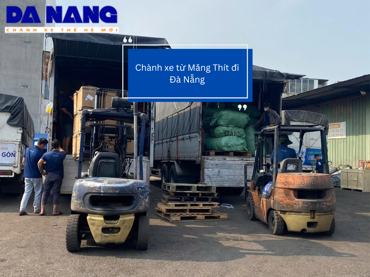 Chành xe từ Măng Thít đi Đà Nẵng