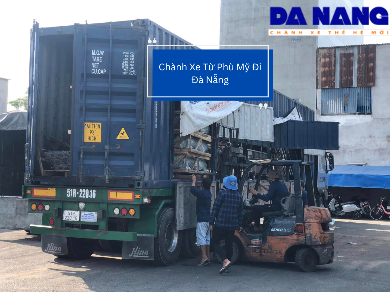 Chành Xe Từ Phù Mỹ Đi Đà Nẵng