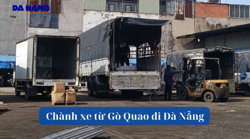 Chành xe từ Gò Quao đi Đà Nẵng