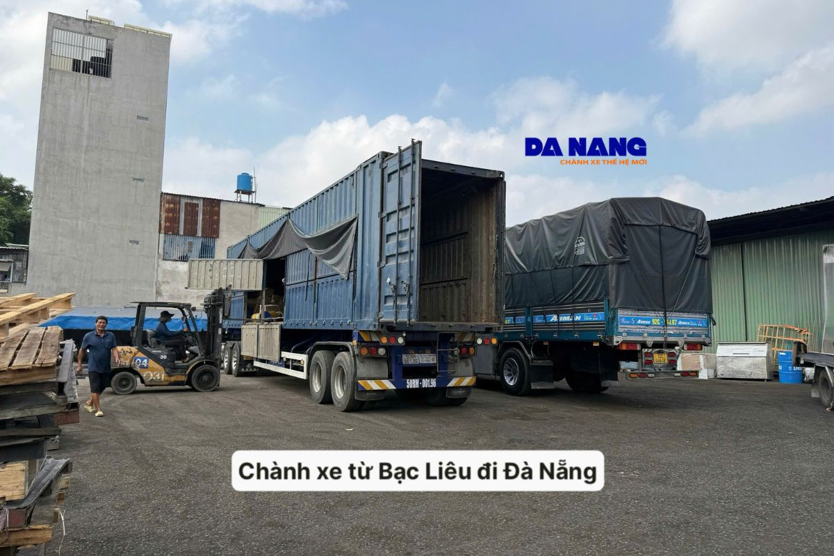 Chành xe từ Bạc Liêu đi Đà Nẵng