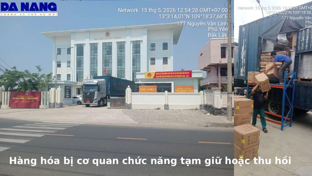 Hàng hóa bị cơ quan chức năng tạm giữ hoặc thu hồi