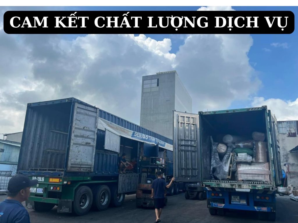 cam kết của dịch vụ