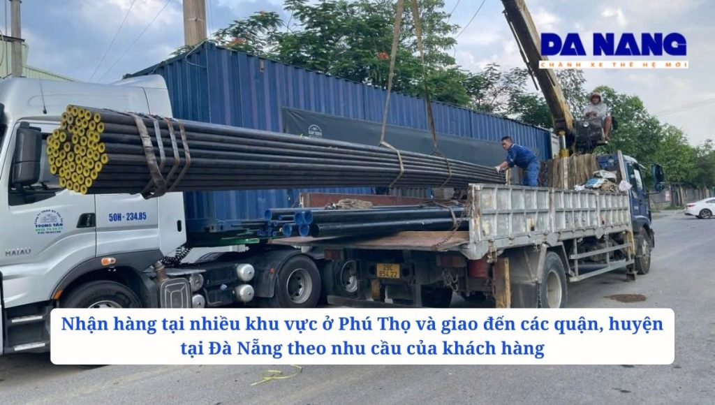 Các khu vực nhận hàng tại Phú Thọ và giao hàng tại Đà Nẵng