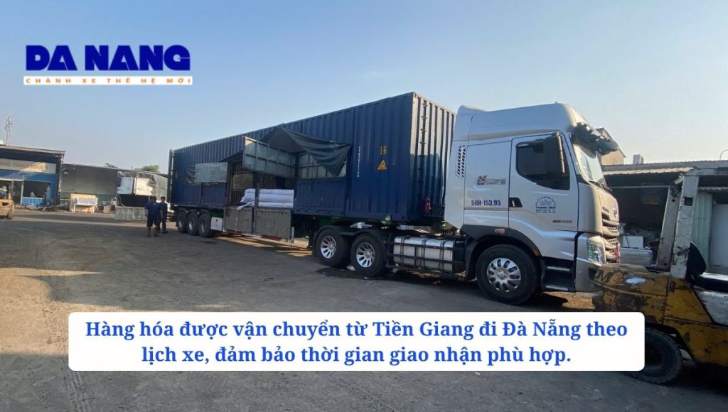 Thời gian vận chuyển hàng từ Tiền Giang đi Đà Nẵng