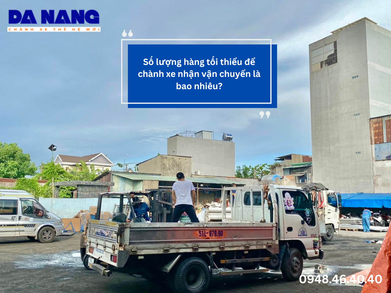 Số lượng hàng tối thiểu để chành xe nhận vận chuyển là bao nhiêu?