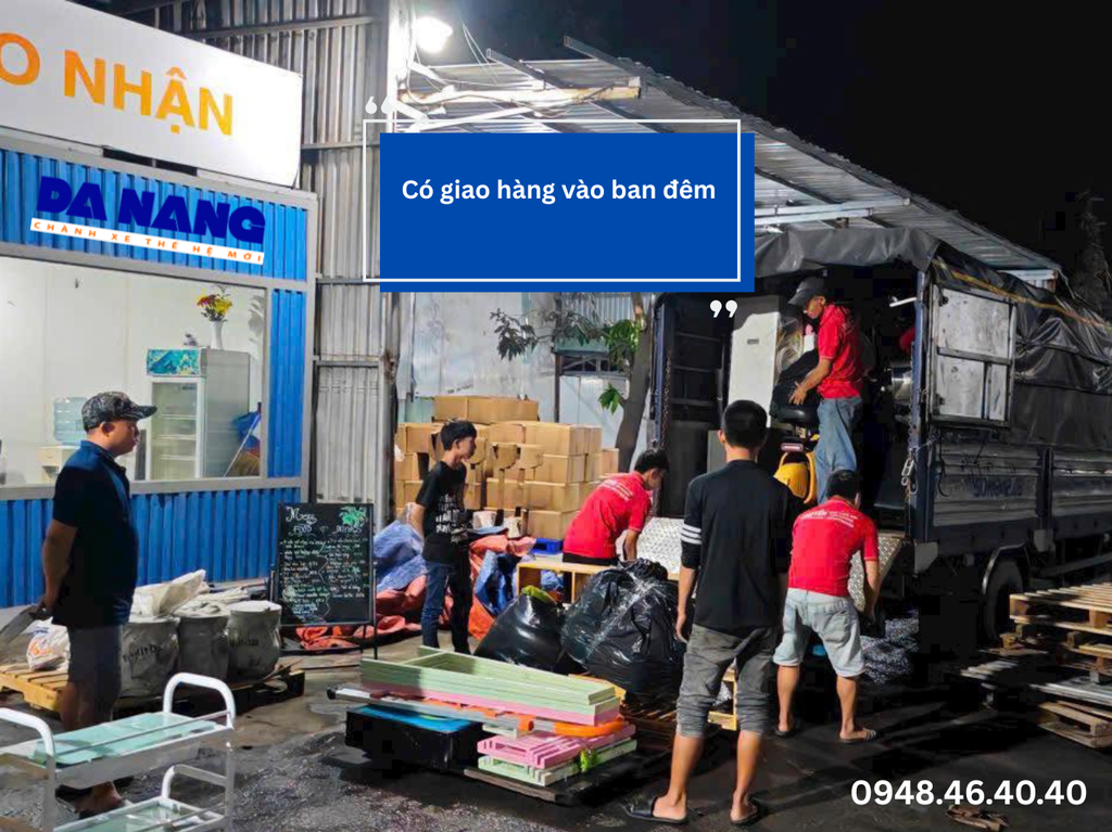 chành xe Có giao hàng vào ban đêm không?