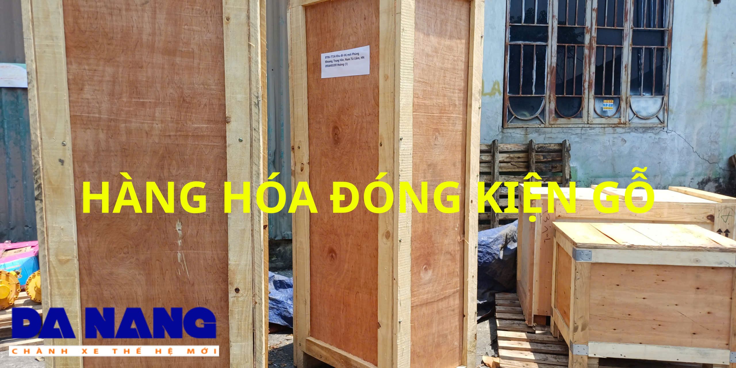 Chành xe có dịch vụ đóng kiện gỗ tại kho không
