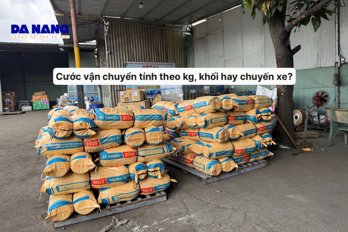 Cước vận chuyển được tính theo kg, khối hay chuyến xe