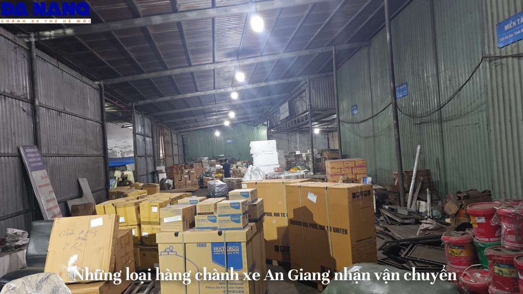 Những loại hàng chành xe An Giang nhận vận chuyển