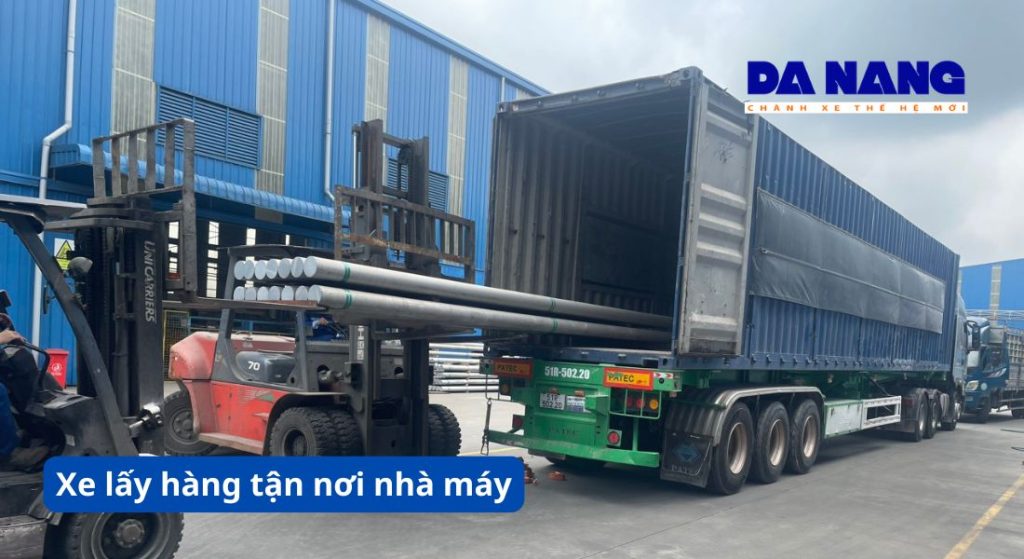 Chành xe Đà Nẵng lấy hàng tận nơi nhà máy