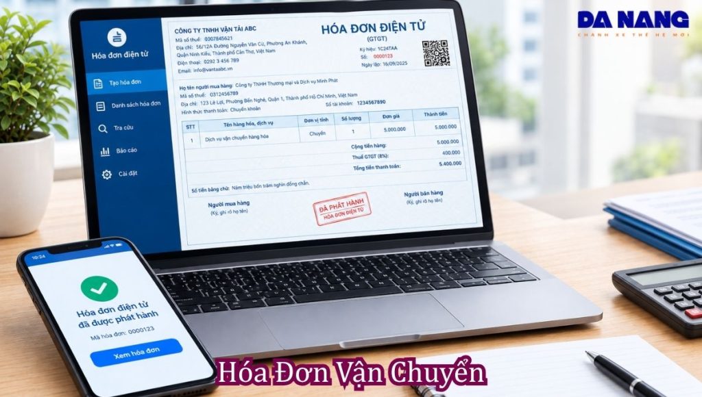 Chành xe có xuất hóa đơn VAT cho cước vận chuyển không