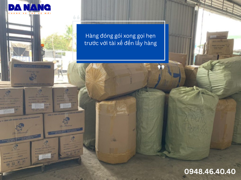 Có thể hẹn chính xác giờ xe đến lấy hàng không?