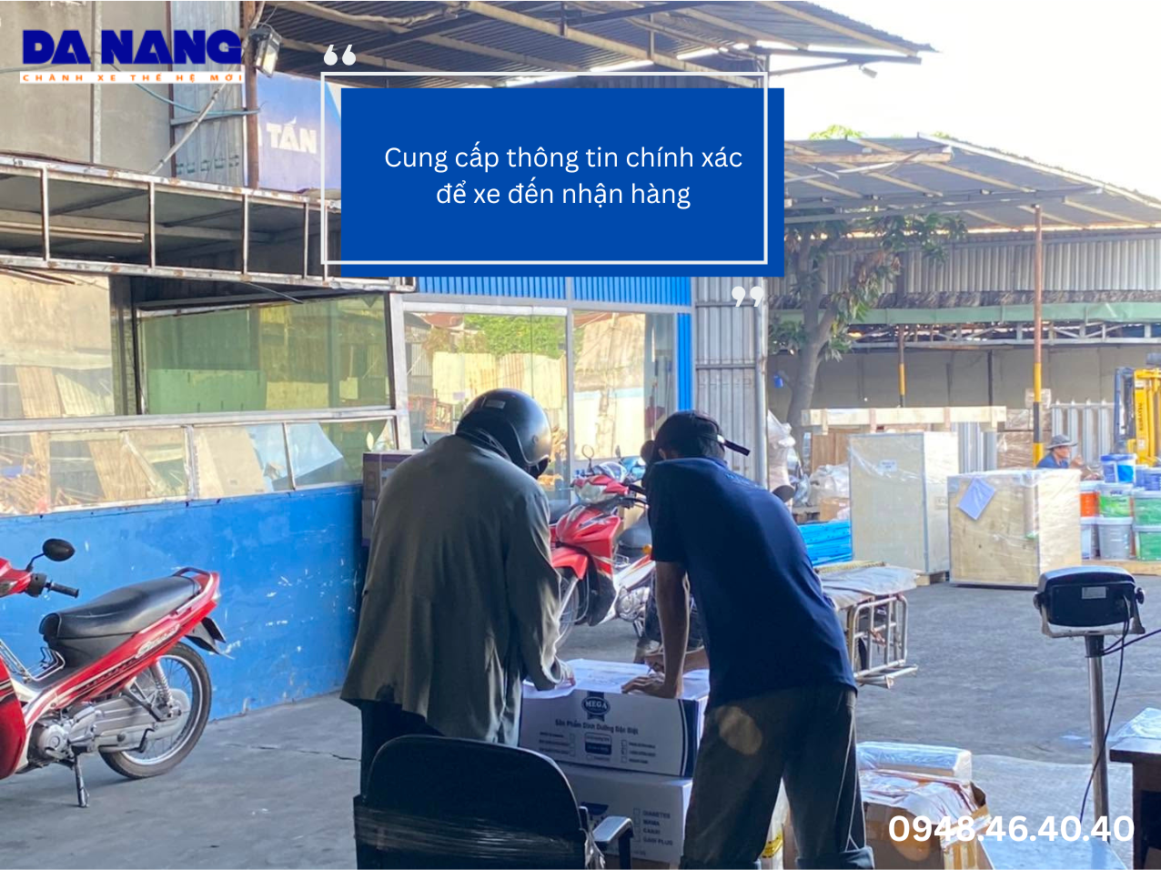 Có thể hẹn chính xác giờ xe đến lấy hàng không?