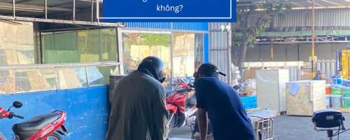 Xe lấy hàng có vào được đường nhỏ và khu dân cư không?