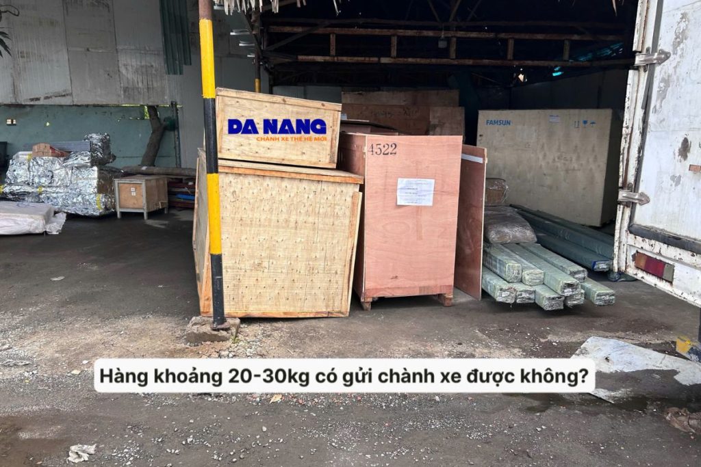 Hàng khoảng 20-30kg có gửi chành xe được không
