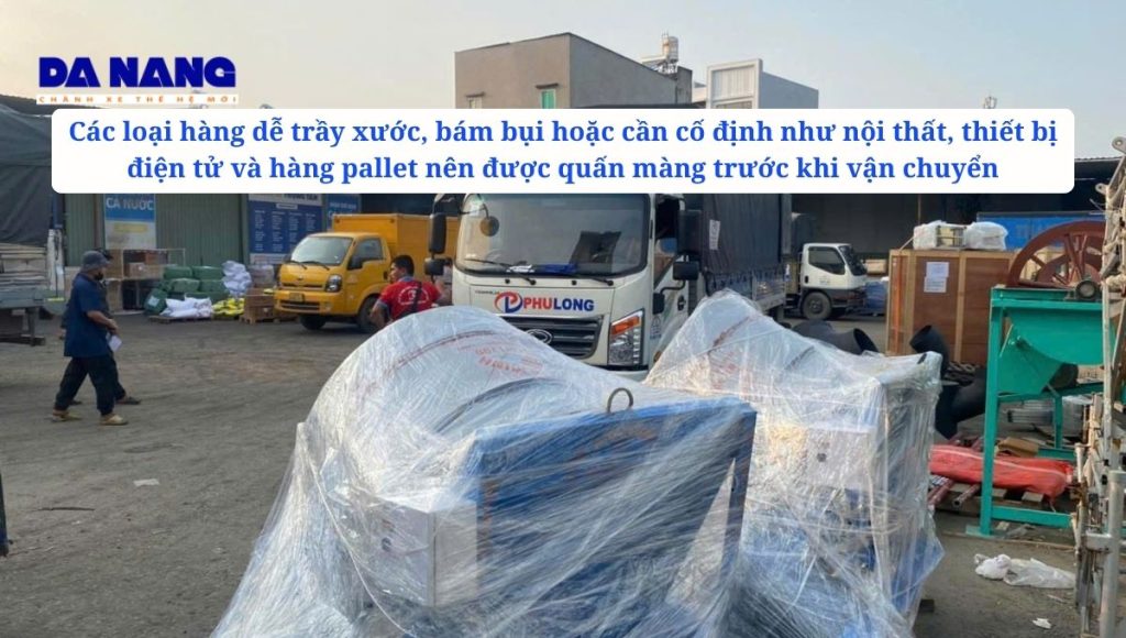 Những loại hàng nên quấn màng trước khi vận chuyển